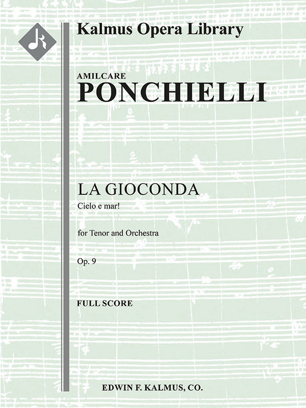 La Gioconda: Act II (tenor): Cielo e mar Cover Image