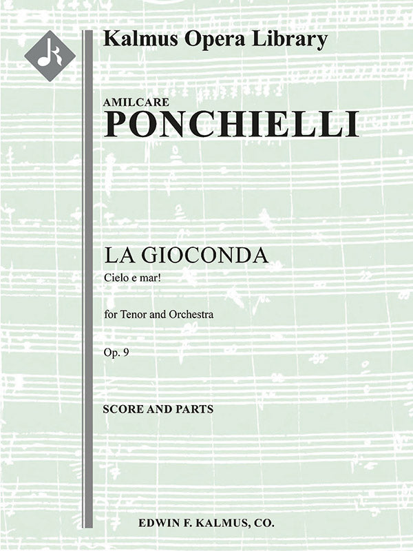 La Gioconda: Act II (tenor): Cielo e mar Cover Image