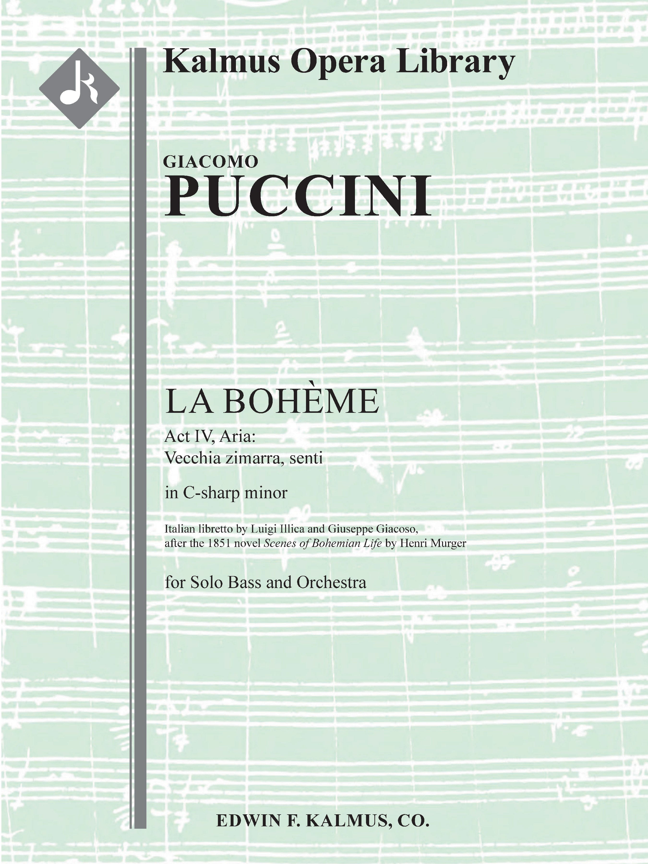 Boheme, La: Act IV, Aria: Vecchia zimarra, senti (bass) Cover Image