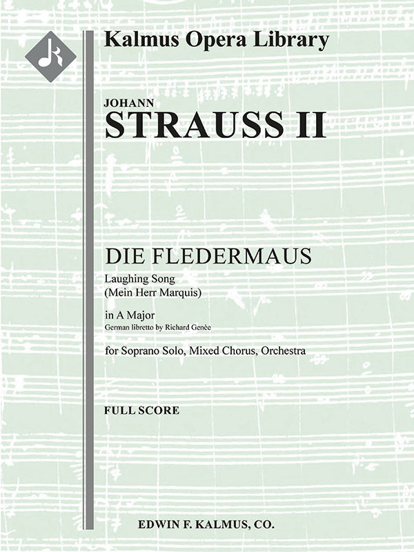 Die Fledermaus: No. 8 (Act II), Laughing Song: Mein Herr Marquis (soprano) Cover Image