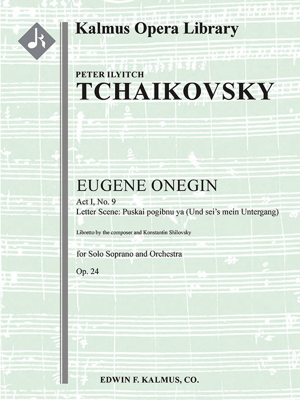 Eugene Onegin, Op. 24: Letter Scene: Und sei's mein Untergang (Act I, No. 9; soprano) Cover Image
