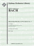 Brandenburg Concerto No. 3 in G, BWV 1048 (critical edition) Cover Image