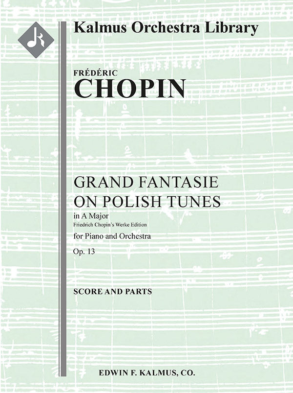 Grand Fantasie on Polish Tunes in A, Op. 13/ CT 41 Cover Image