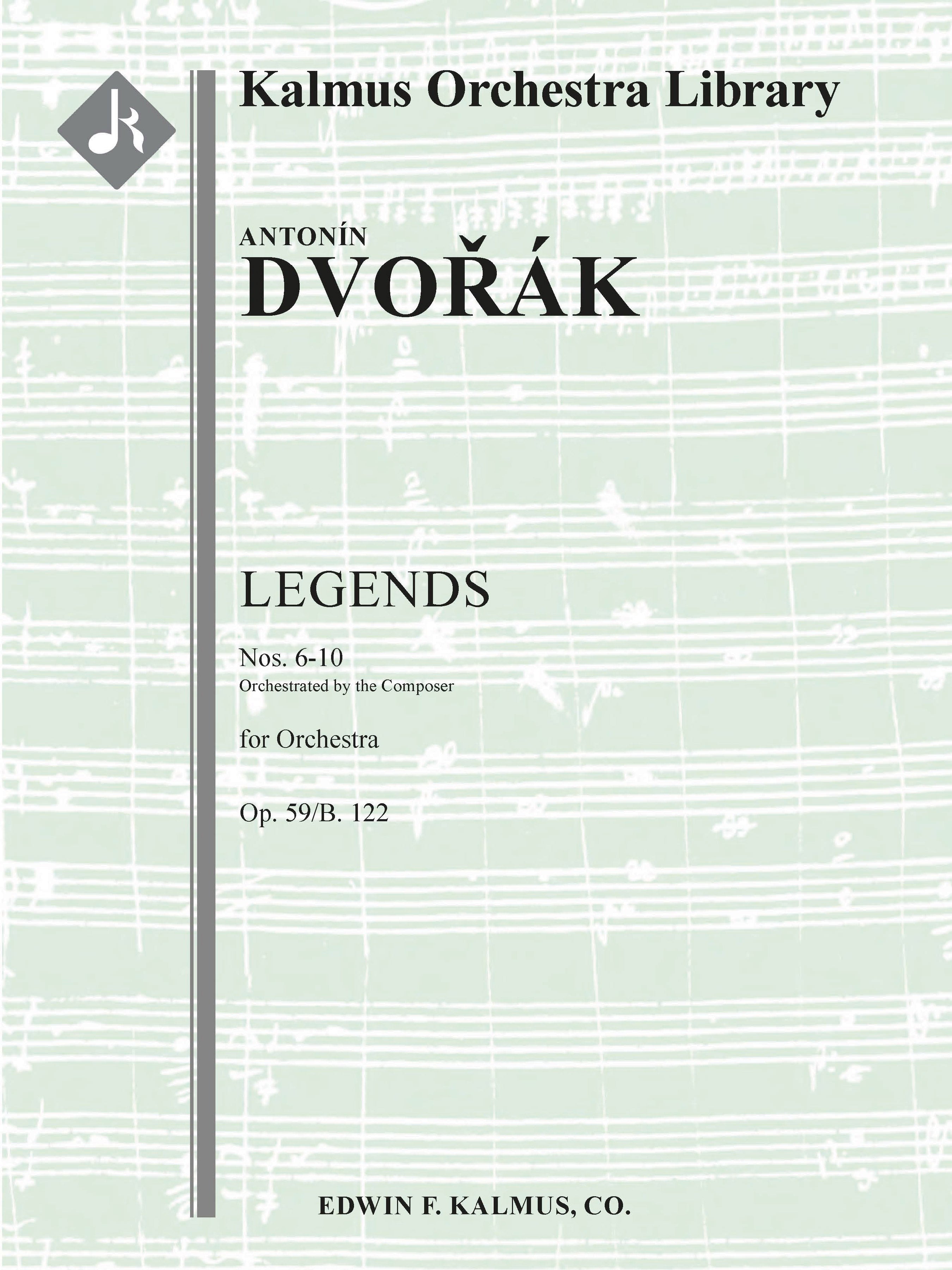 Legends, Op. 59/B. 122; Nos. 6-10 [composer's orchestration] Cover Image