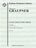 Concerto for Oboe in F, GWV 324 Cover Image