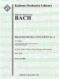 Brandenburg Concerto No. 4 in G, BWV 1049 (critical edition) Cover Image