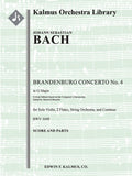 Brandenburg Concerto No. 4 in G, BWV 1049 (critical edition) Cover Image