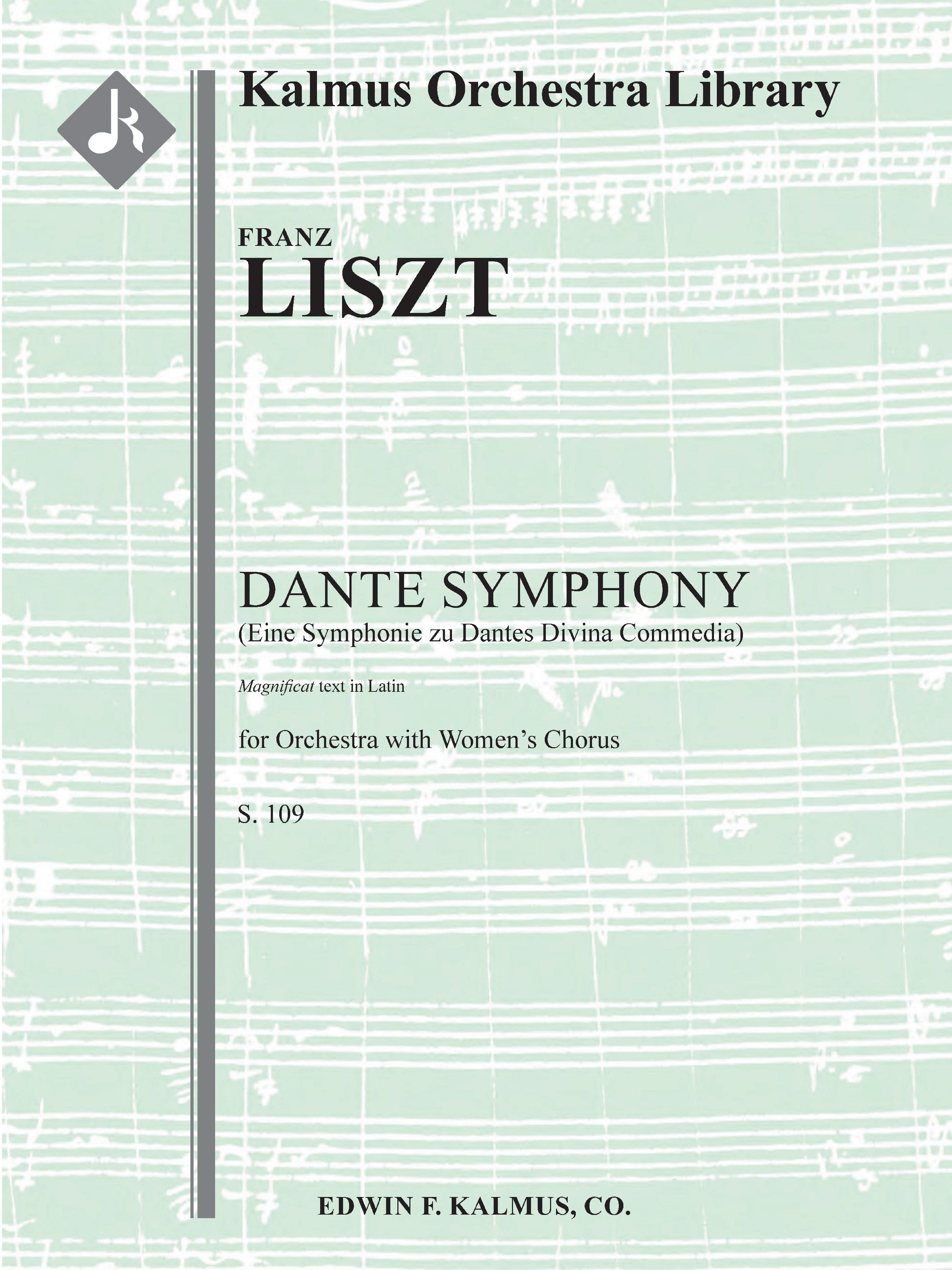Dante Symphony, S. 109 (Eine Symphonie zu Dantes Divina Commedia) Cover Image