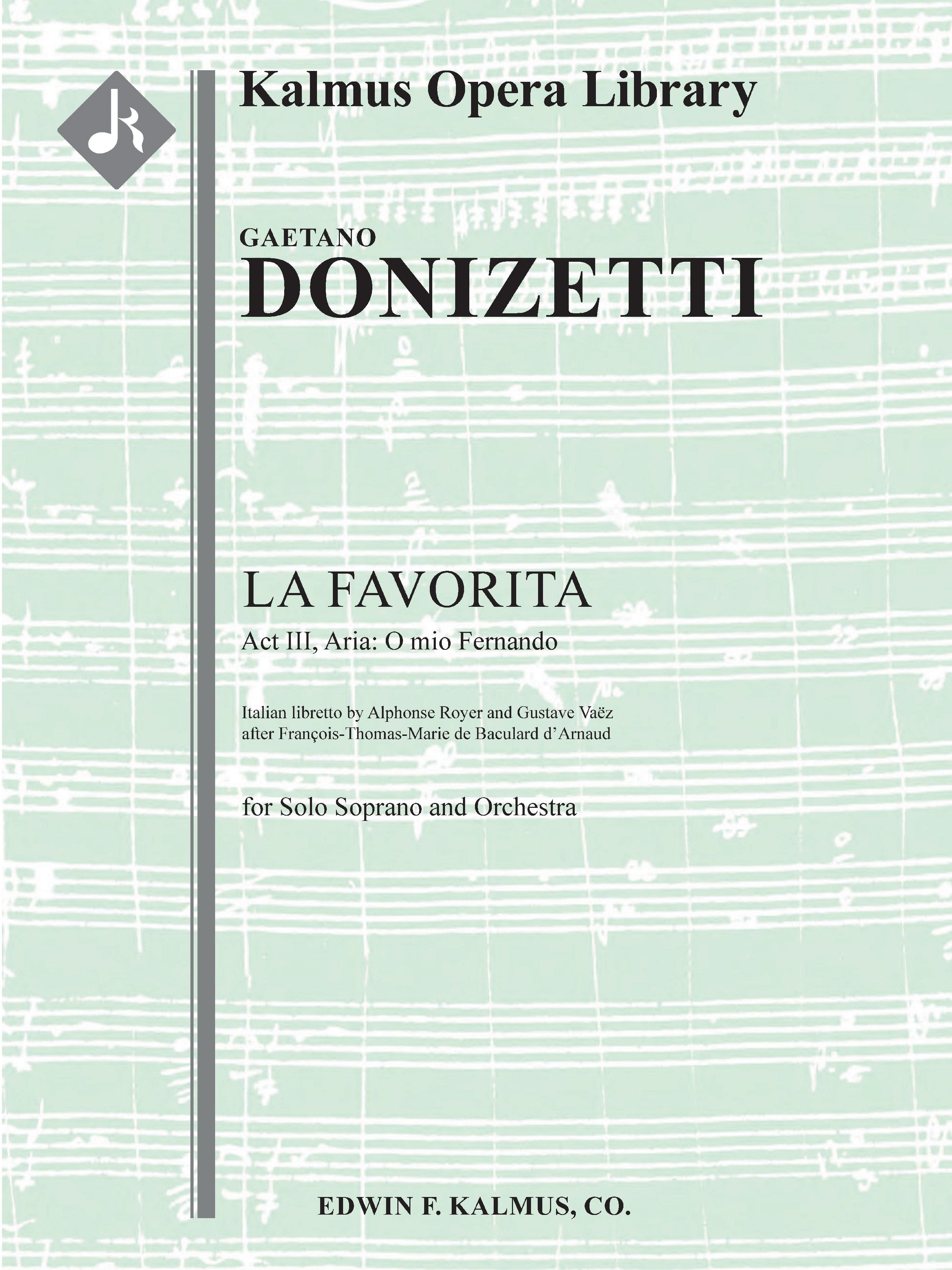 La Favorita: Act III, Aria: O mio Fernando (soprano) Cover Image