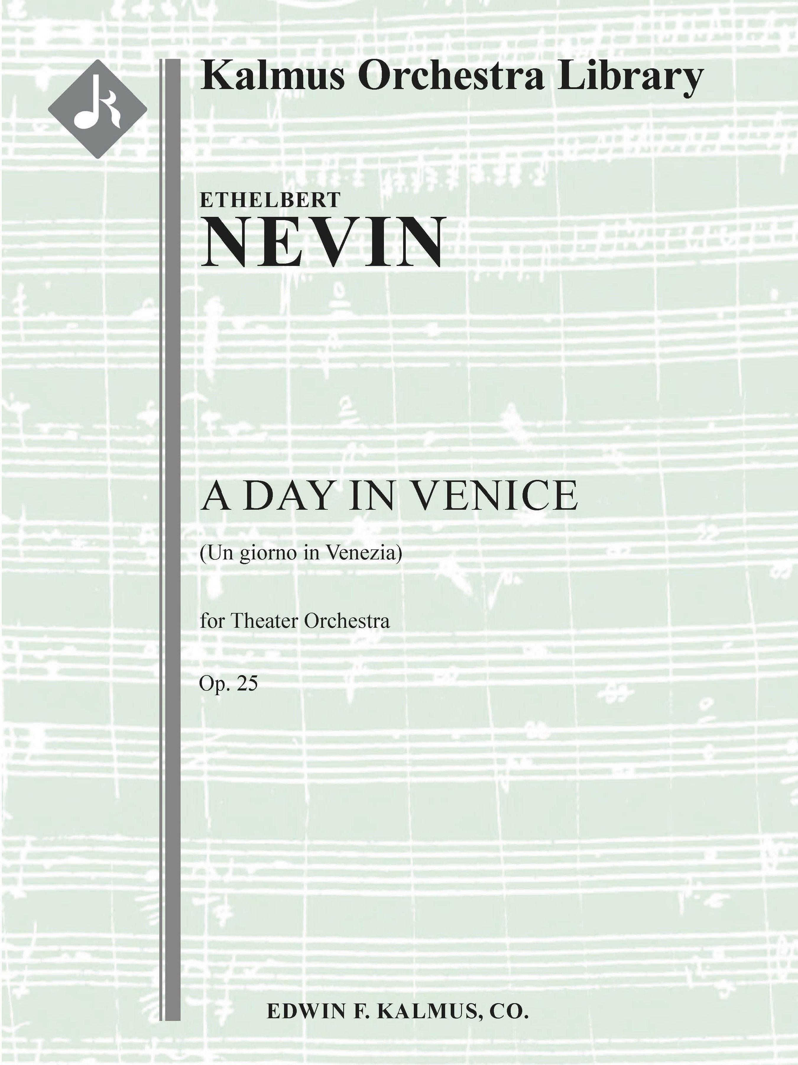 Day in Venice, A (Un giorno in Venezia), Op. 25 Cover Image