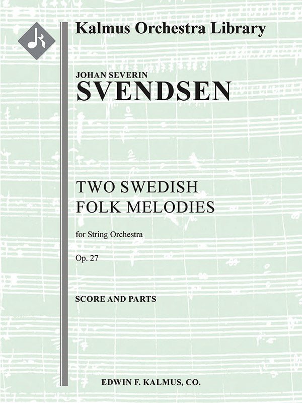 Two Swedish Folk Melodies, Op. 27 Cover Image