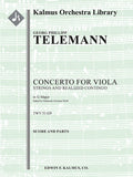 Concerto for Viola in G, TWV 51:G9 Cover Image