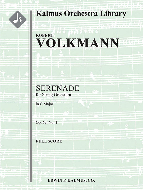 Serenade No. 1 for Strings in C, Op. 62 Cover Image