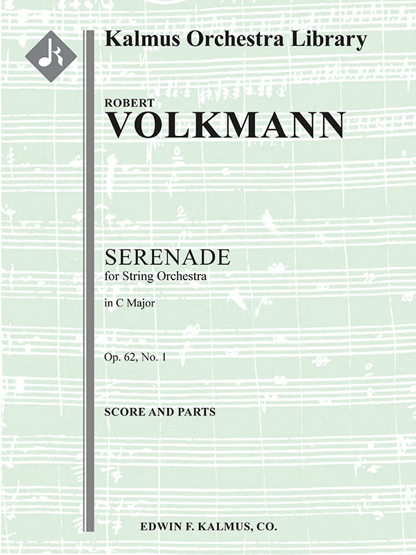 Serenade No. 1 for Strings in C, Op. 62 Cover Image