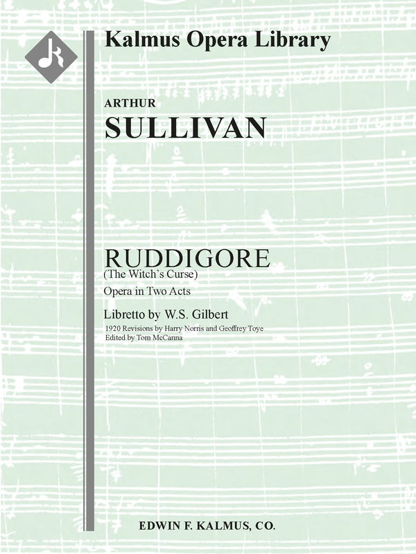 Ruddigore, or the Witch's Curse [1920 revision] Cover Image