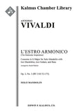 L'Estro Armonico, Op. 3, No. 3: Concerto for Mandolin in G, RV 310 / F.I:173 [contemporary transcription] Cover Image