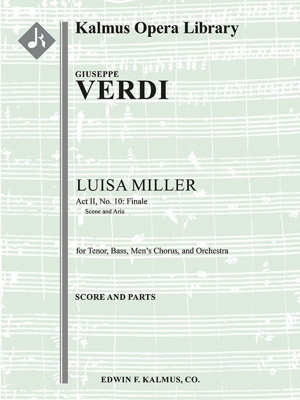 Luisa Miller; Act II, Finale: (includes Quando le sere al placido) Cover Image