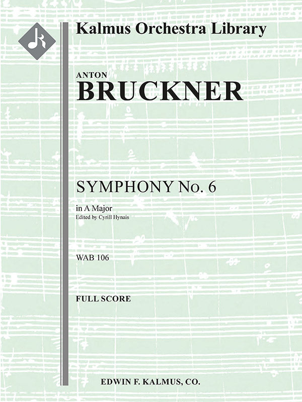 Symphony No. 6 in A Major, WAB 106 (revised) Cover Image