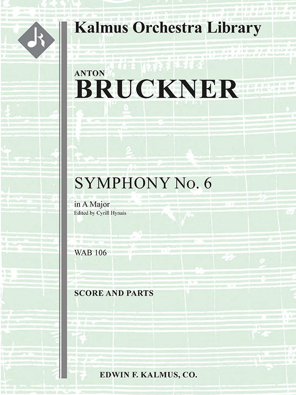 Symphony No. 6 in A Major, WAB 106 (revised) Cover Image