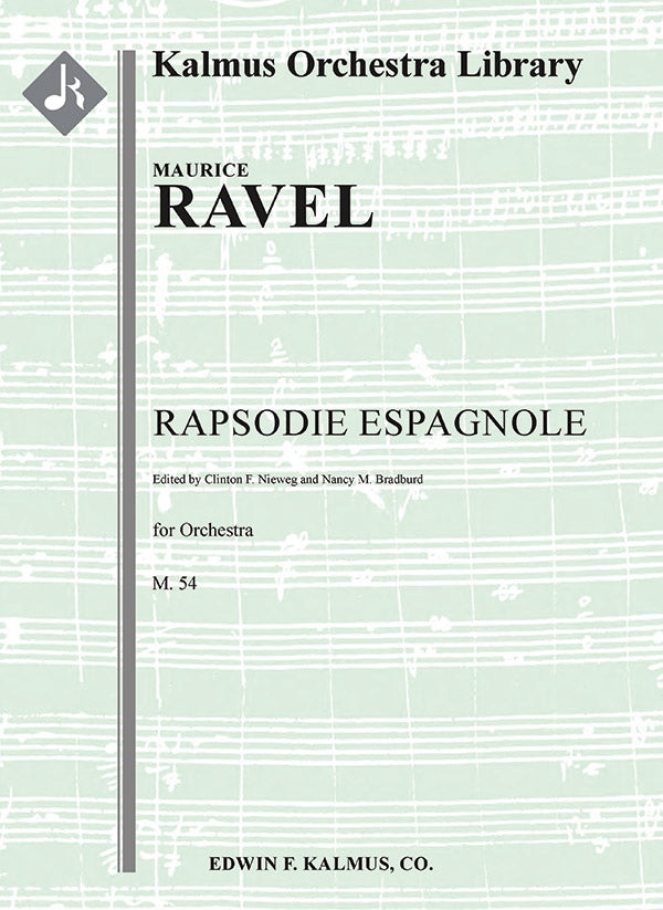 Rapsodie Espagnole, M. 54 Cover Image