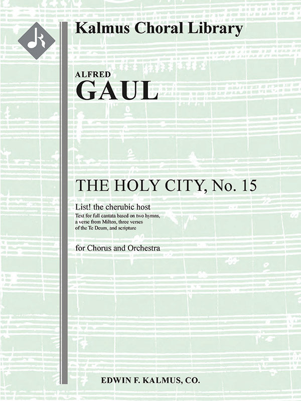 The Holy City, No. 15: List! the cherubic host Cover Image