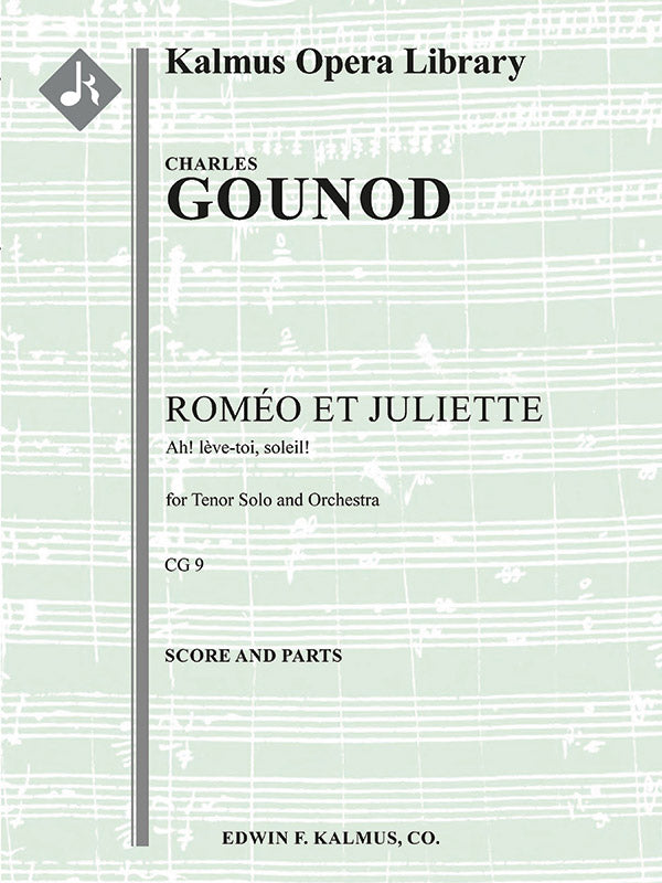 Romeo and Juliet, Act II, Aria: Ah! Leve-toi, soleil (tenor) Cover Image