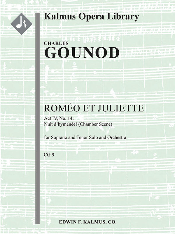 Romeo and Juliet, Act IV, Chamber Scene: Nuit d'Hymenee (soprano, tenor) Cover Image