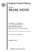 Cavalleria Rusticana, No. 1: Opening Chorus: Gli aranci olezzanoa Cover Image