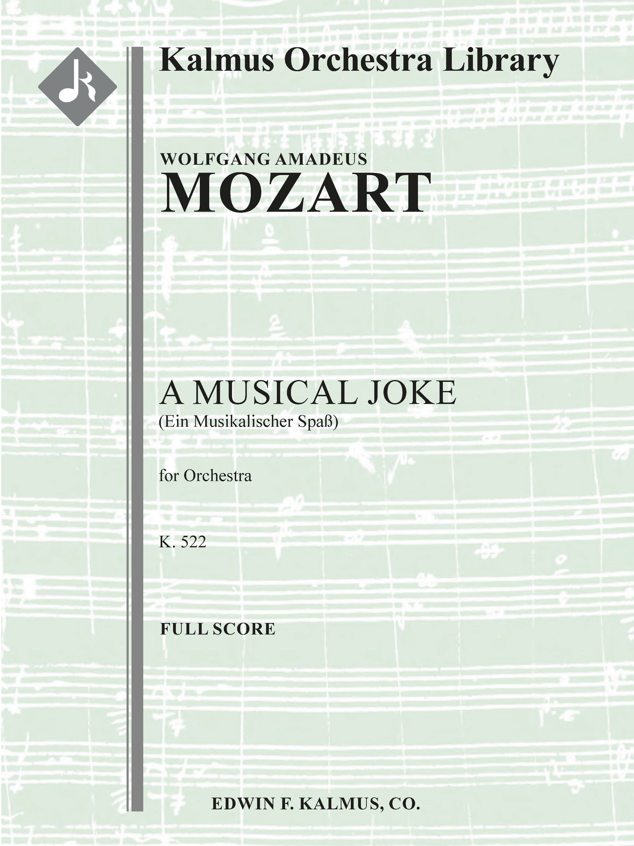 Musical Joke, A, K. 522 (Ein Musikalischer Spass) Cover Image