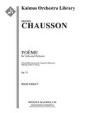 Poeme for Violin and Orchestra, Op. 25 Cover Image