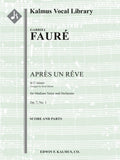 Apres un Reve, Op. 7, No. 1 Cover Image