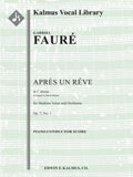 Apres un Reve, Op. 7, No. 1 Cover Image