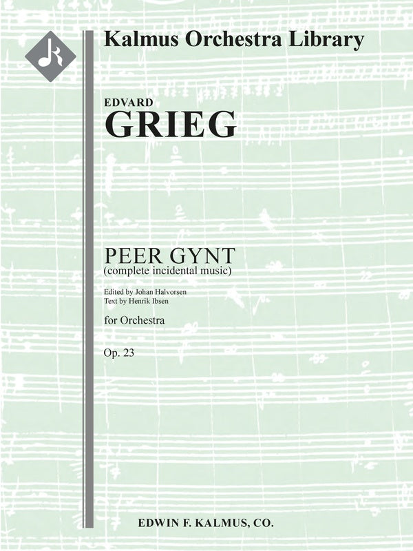 Peer Gynt, Op. 23 Cover Image