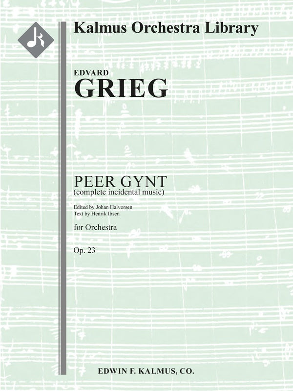 Peer Gynt, Op. 23 Cover Image