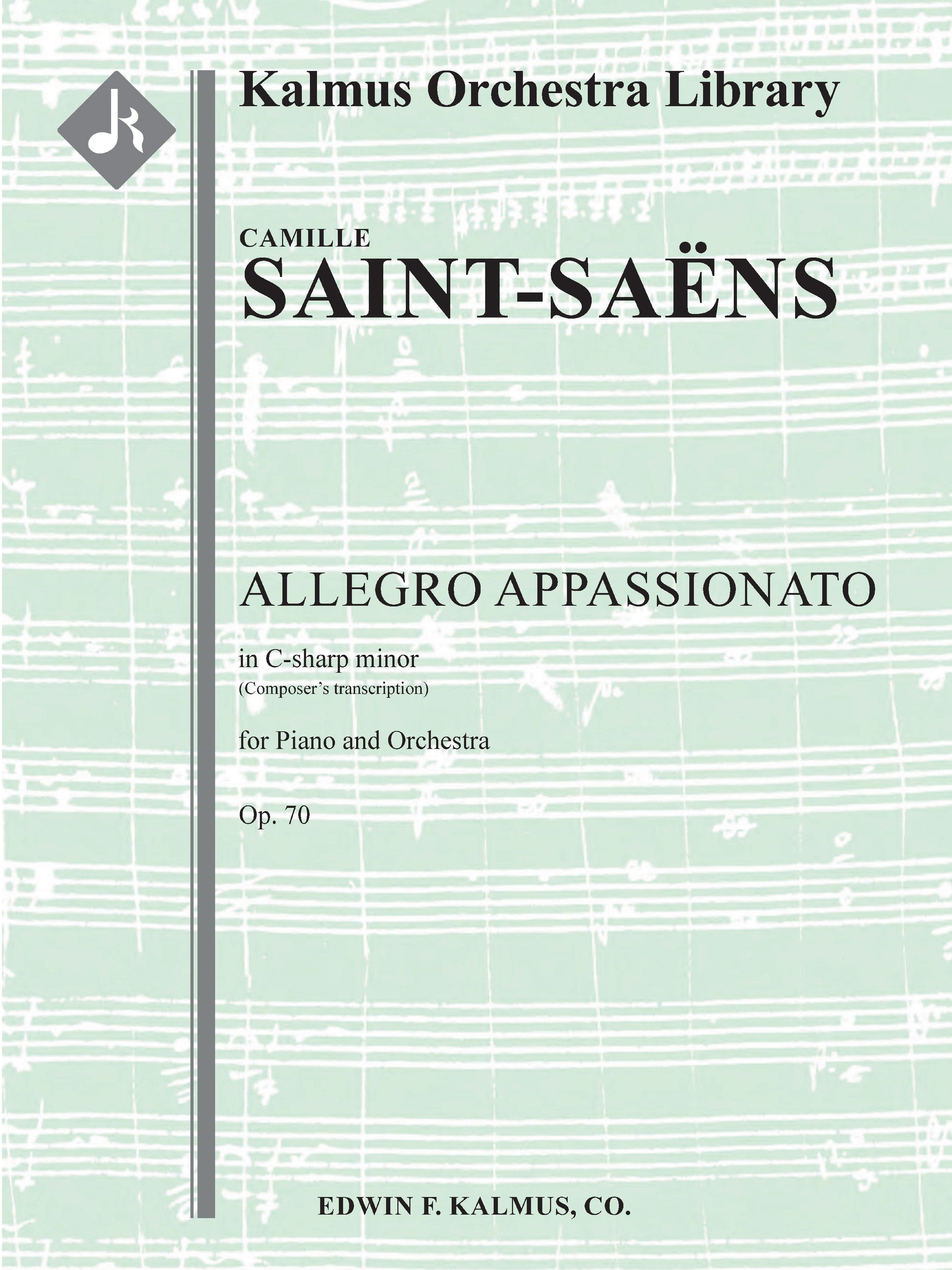 Allegro Appassionato, Op. 70 [composer's transcription] Cover Image