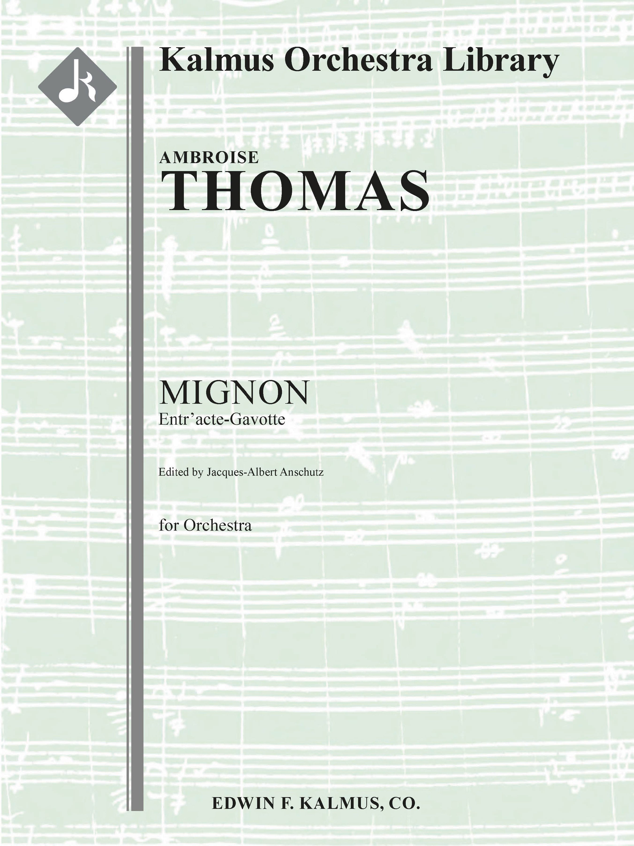 Mignon: Entr'acte-Gavotte Cover Image
