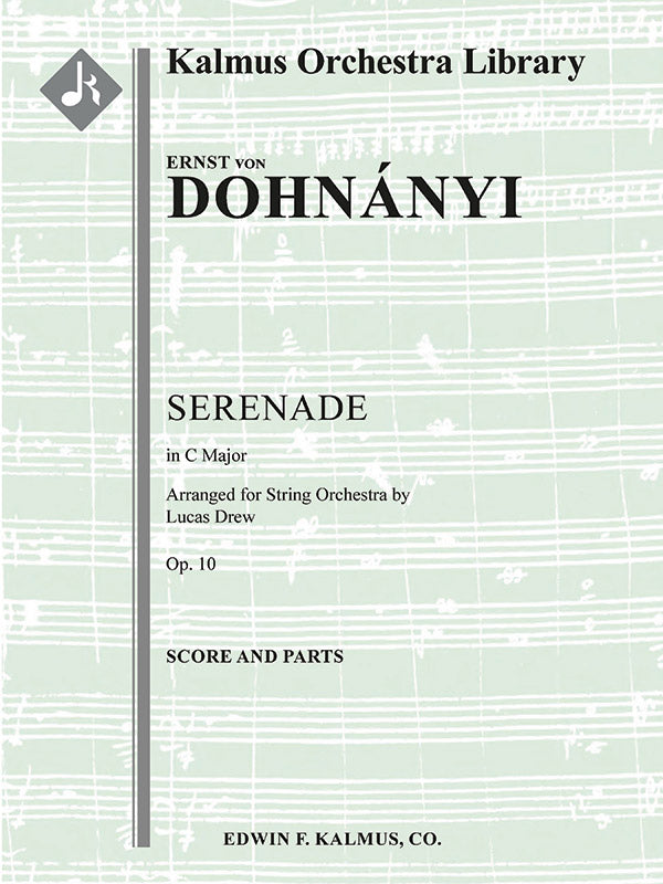 Serenade in C Major for String Orchestra, Op. 10 Cover Image