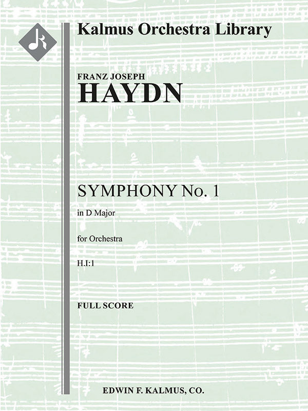 Symphony No. 1 in D, H.I:1 Cover Image