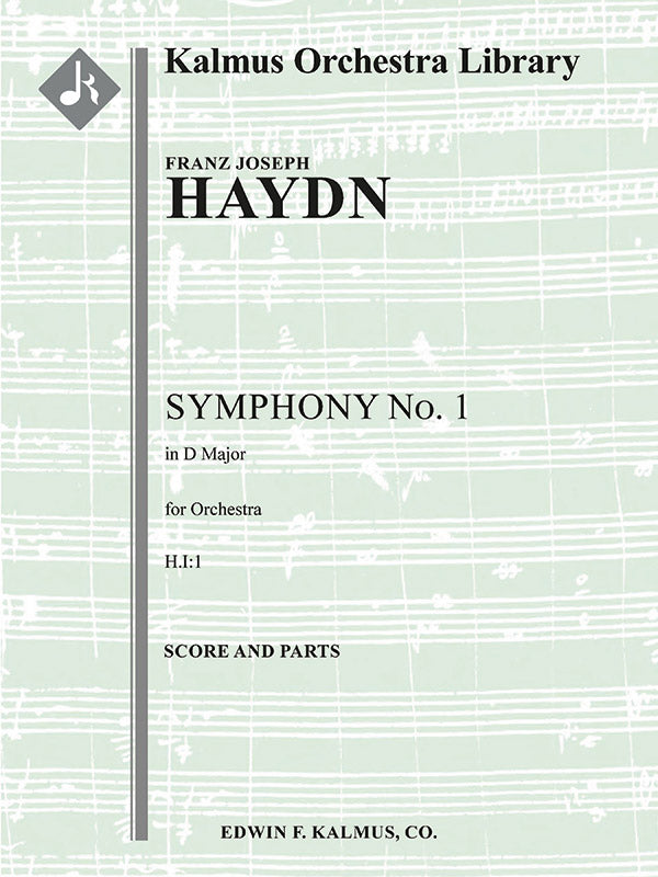 Symphony No. 1 in D, H.I:1 Cover Image