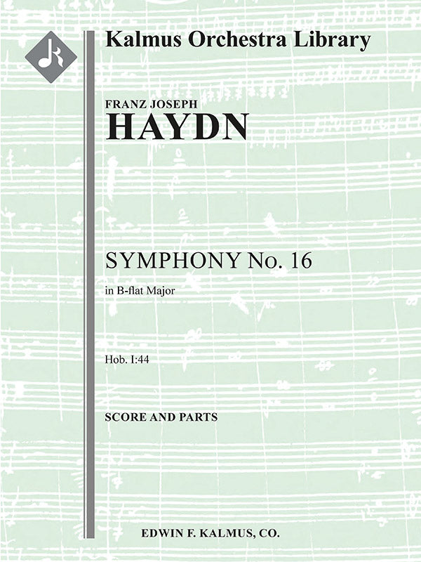 Symphony No. 16 in B-flat (Hob. I:16) Cover Image