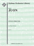 Five Pieces for String Orchestra, Op. 16 Cover Image
