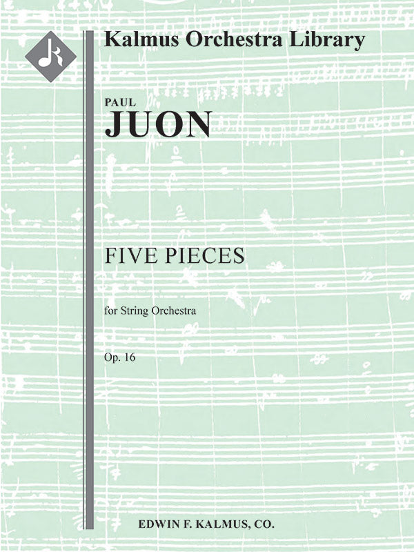 Five Pieces for String Orchestra, Op. 16 Cover Image