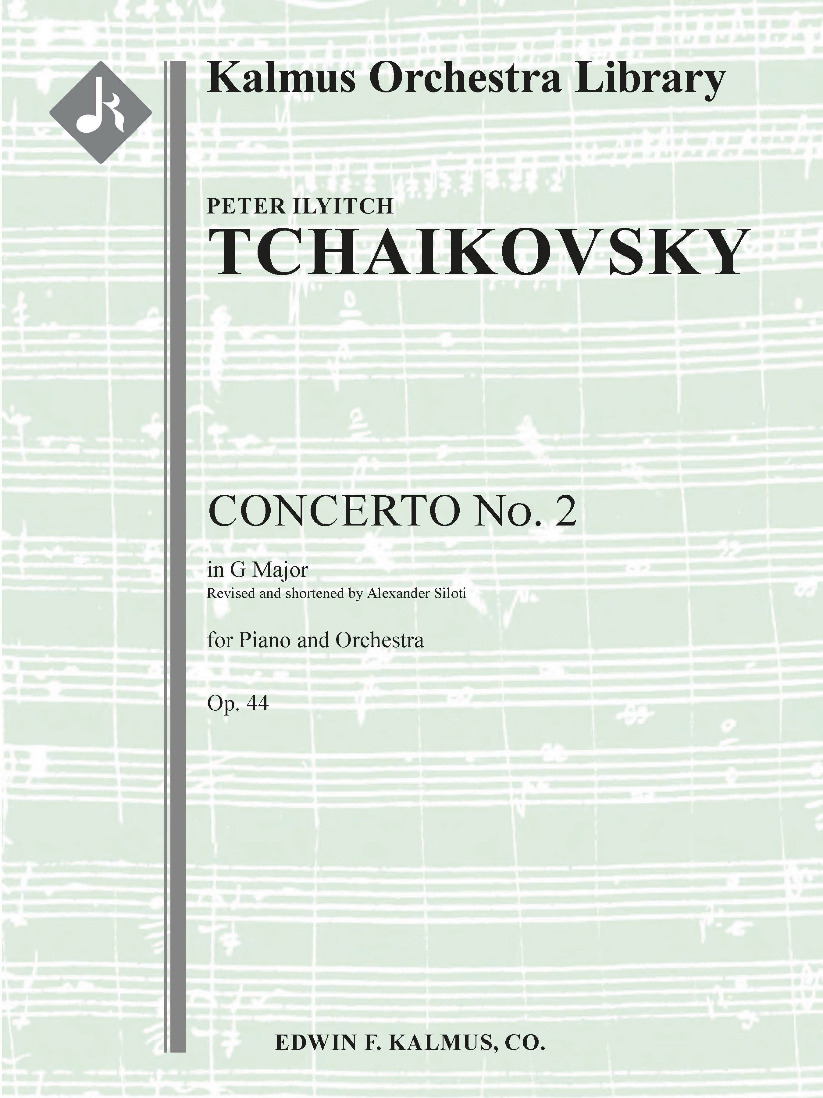 Concerto for Piano No. 2 in G, Op. 44 Cover Image