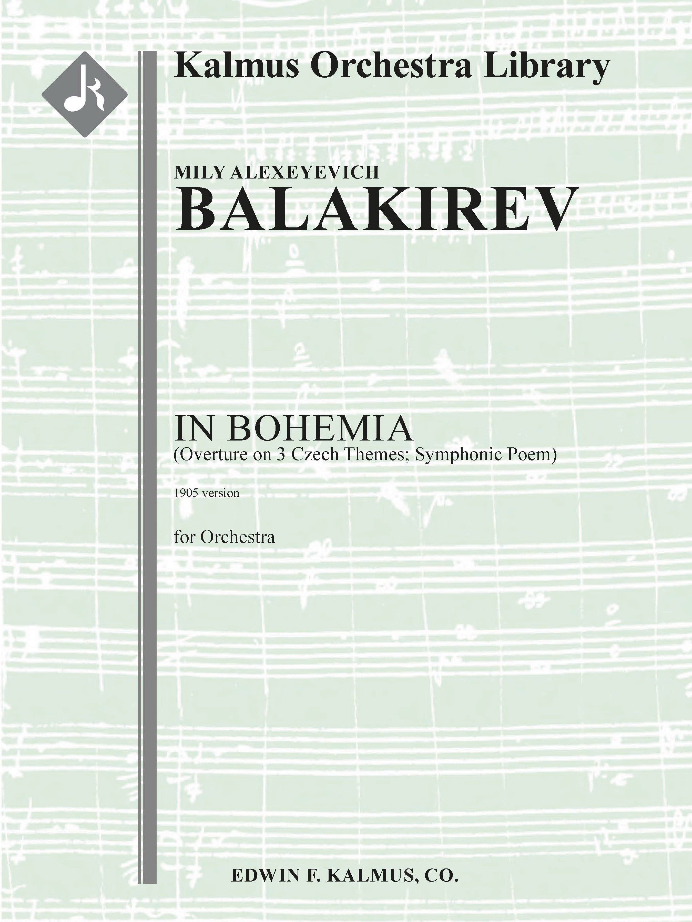 In Bohemia (Overture on 3 Czech Themes; Symphonic Poem; 1905 version) Cover Image