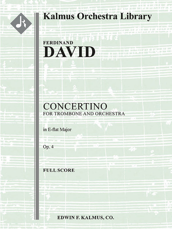 Concertino for Trombone, Op. 4 Cover Image
