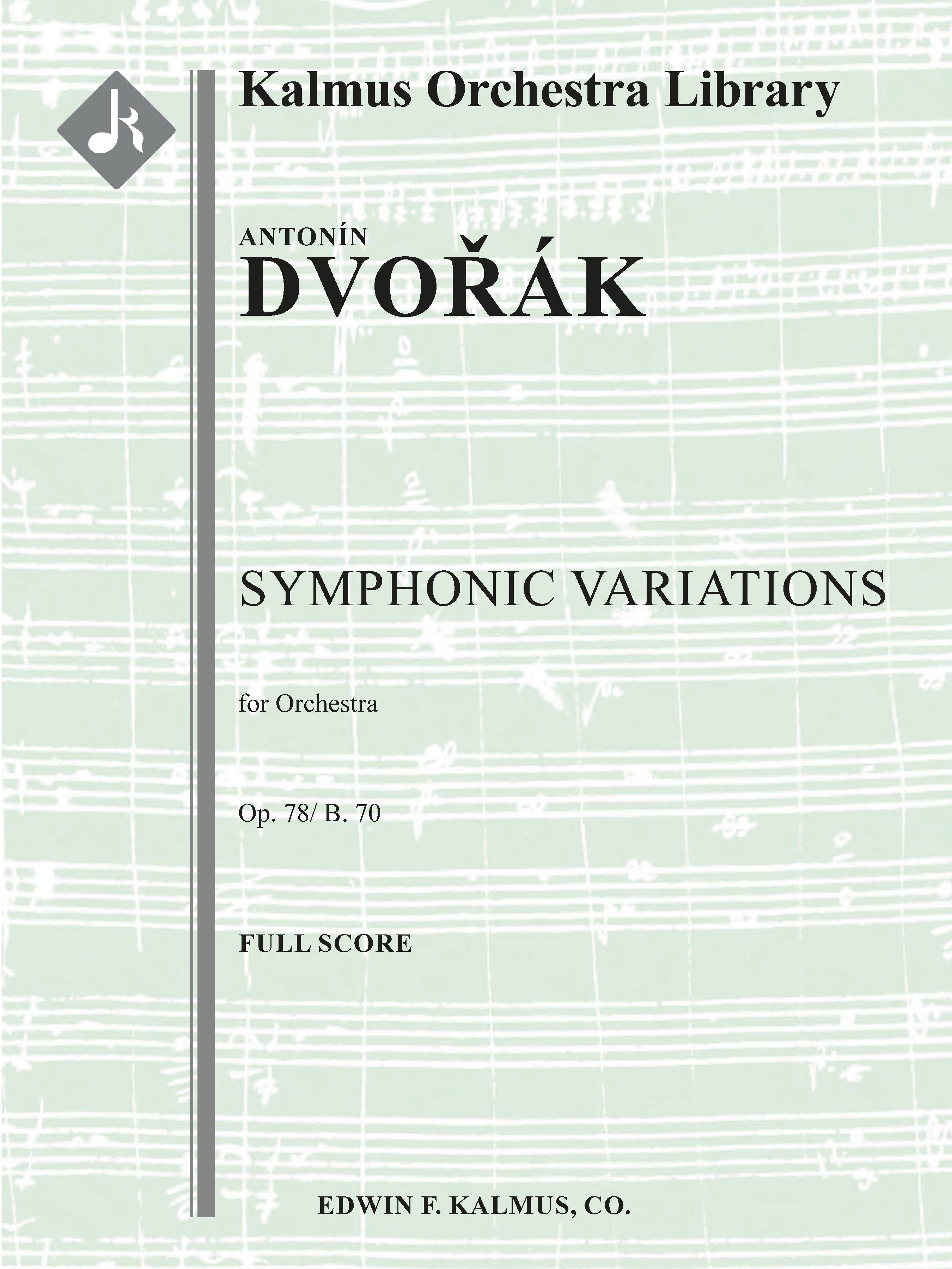 Symphonic Variations, Op. 78/B. 70 Cover Image