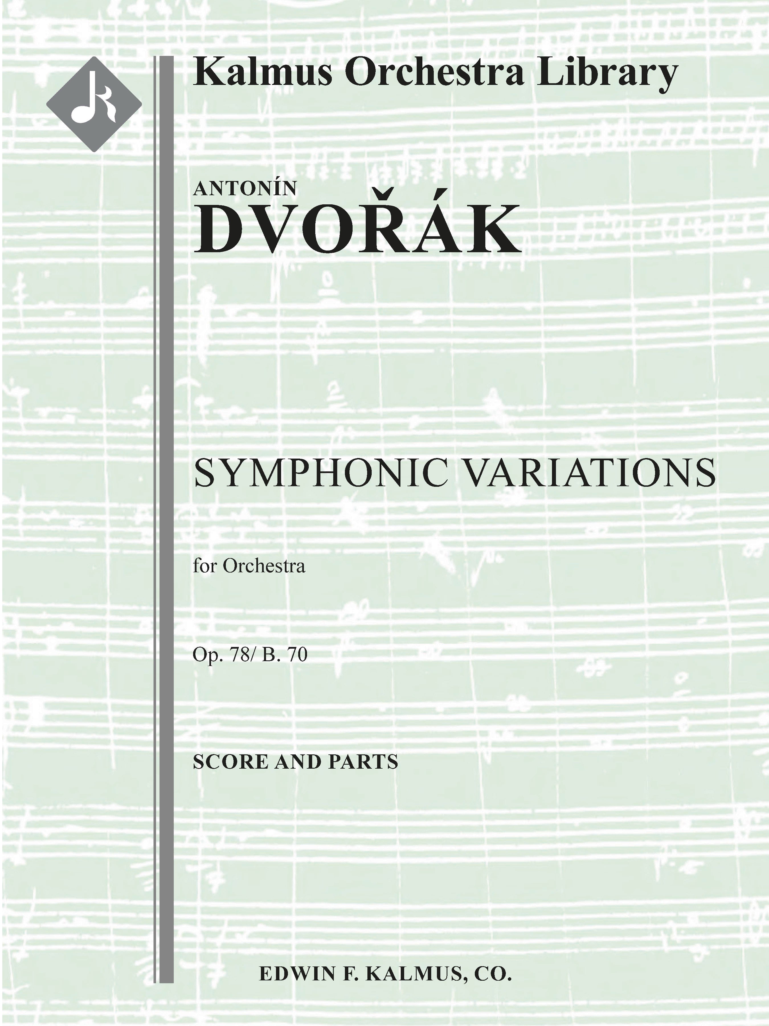 Symphonic Variations, Op. 78/B. 70 Cover Image