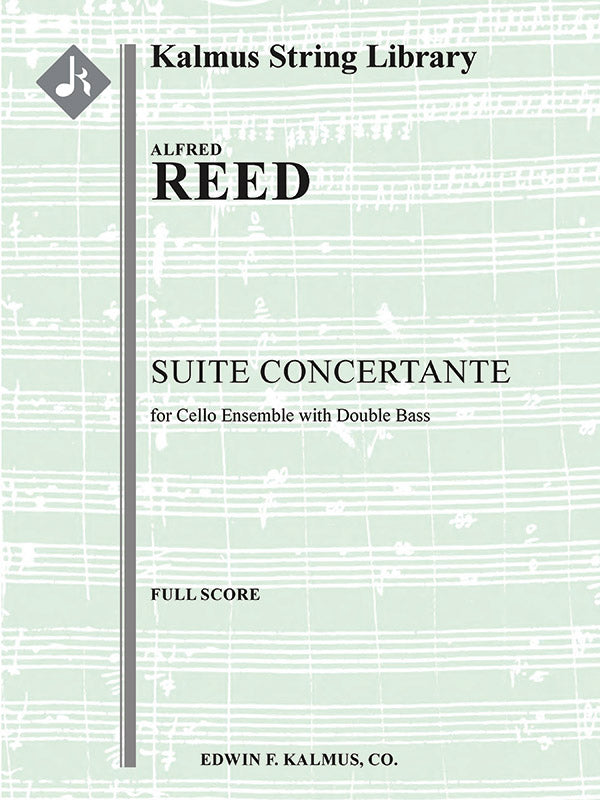 Suite Concertante for Cello Ensemble with Double Bass Cover Image