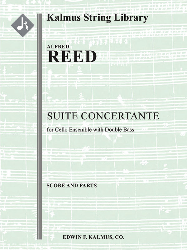 Suite Concertante for Cello Ensemble with Double Bass Cover Image