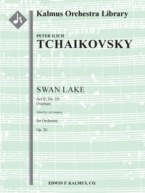 Swan Lake, Op. 20: Act II, No. 10: Overture [critical ed.] Cover Image